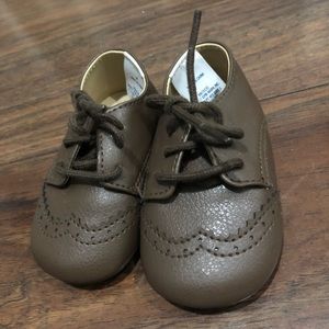 Janie and Jack brown dress shoes